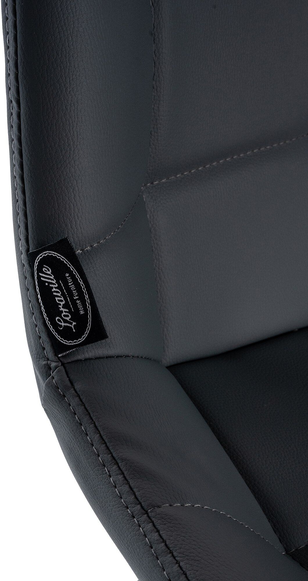 Barhocker Weston Schwenkbar Kunstleder, grau