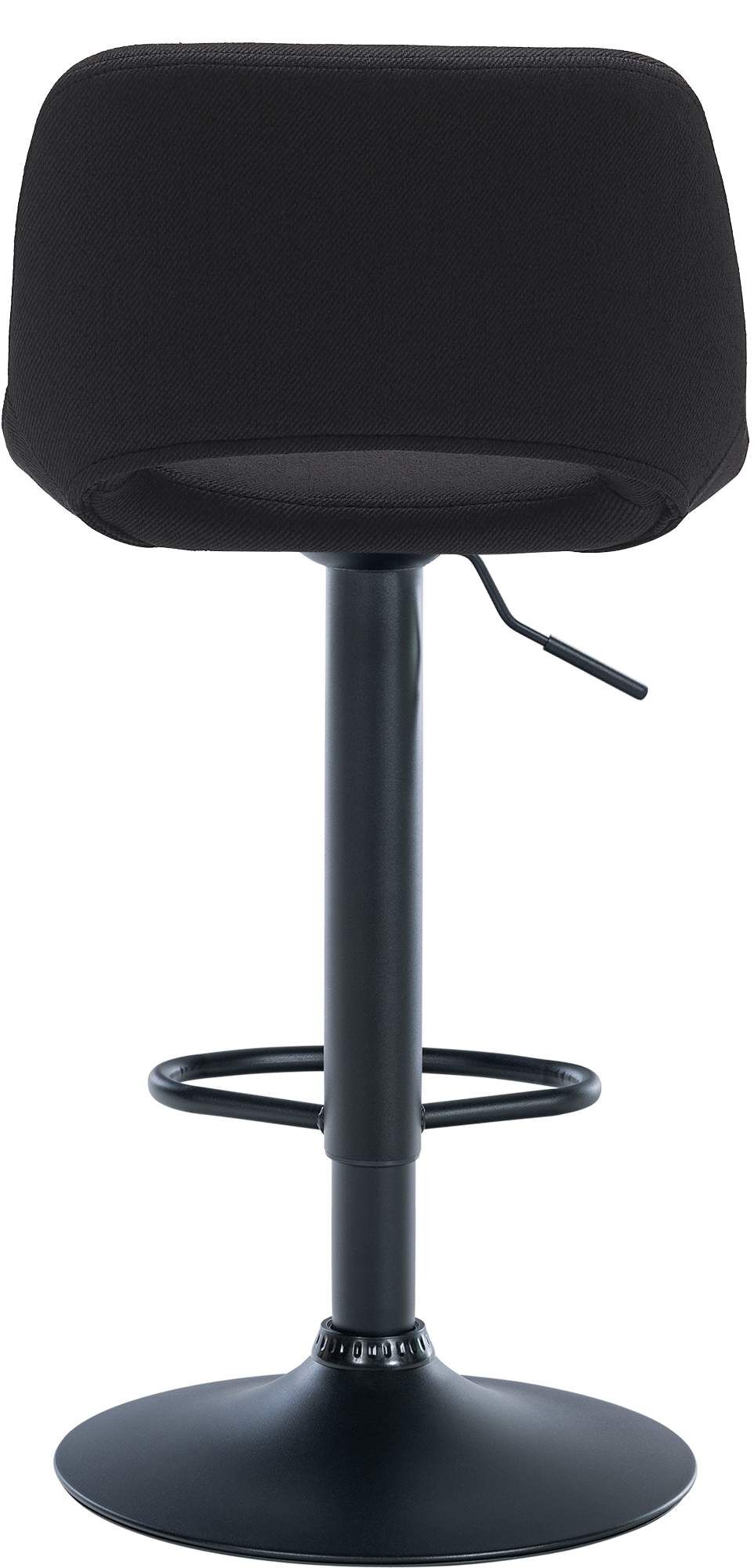 2er Set Barhocker Camden Stoff schwarz, schwarz