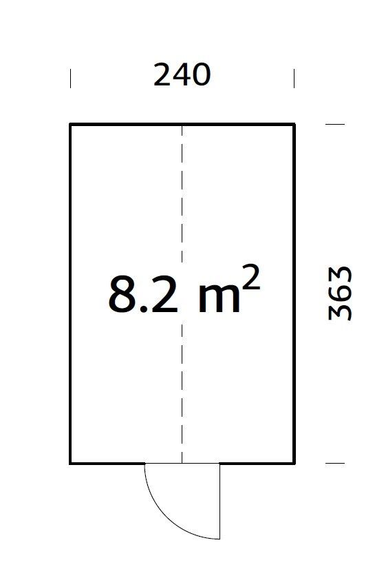 Palmako Gewächshaus Emilia 8,2 m²