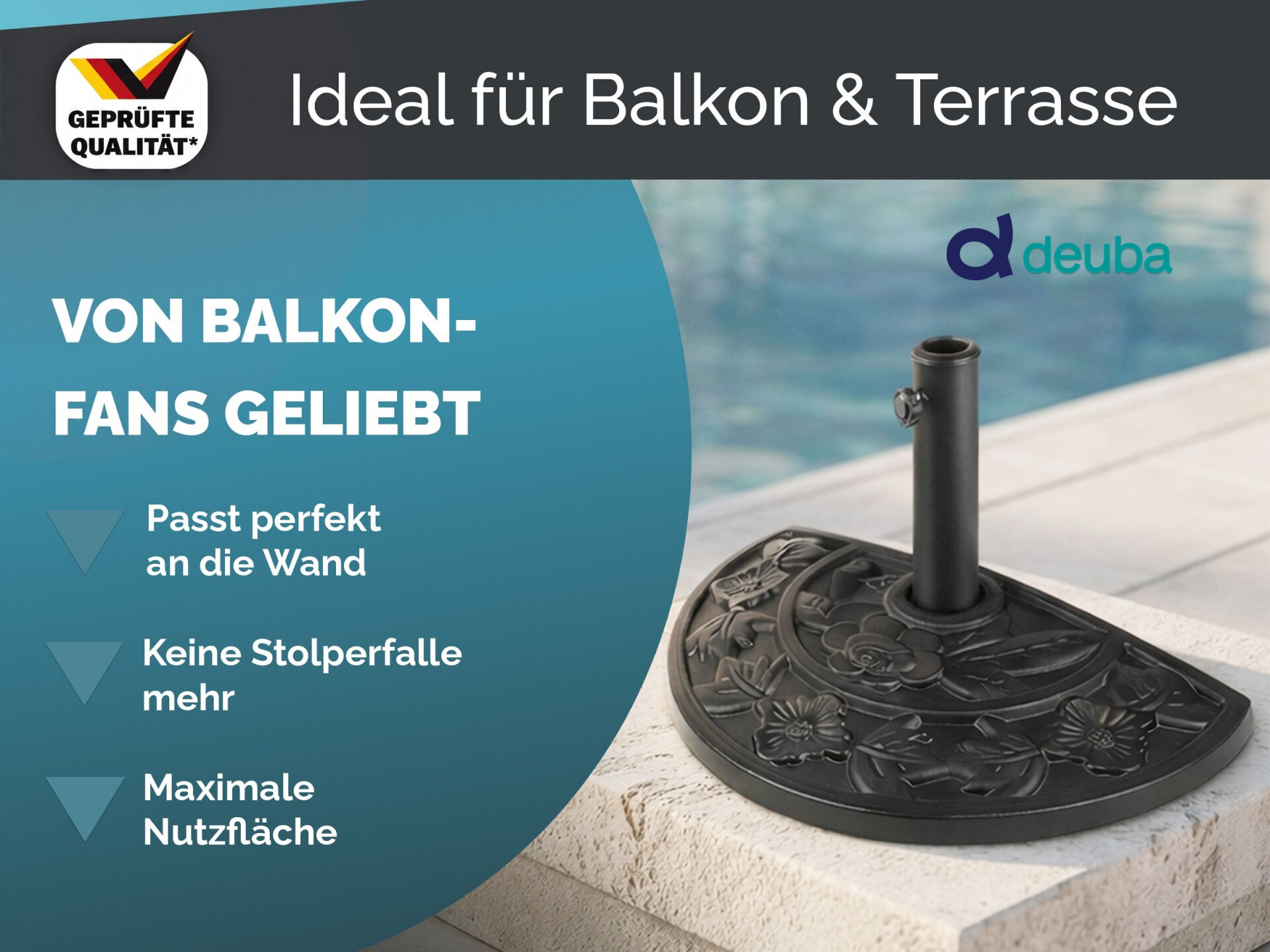 Schirmständer für Terrassen-Sonnenschirm