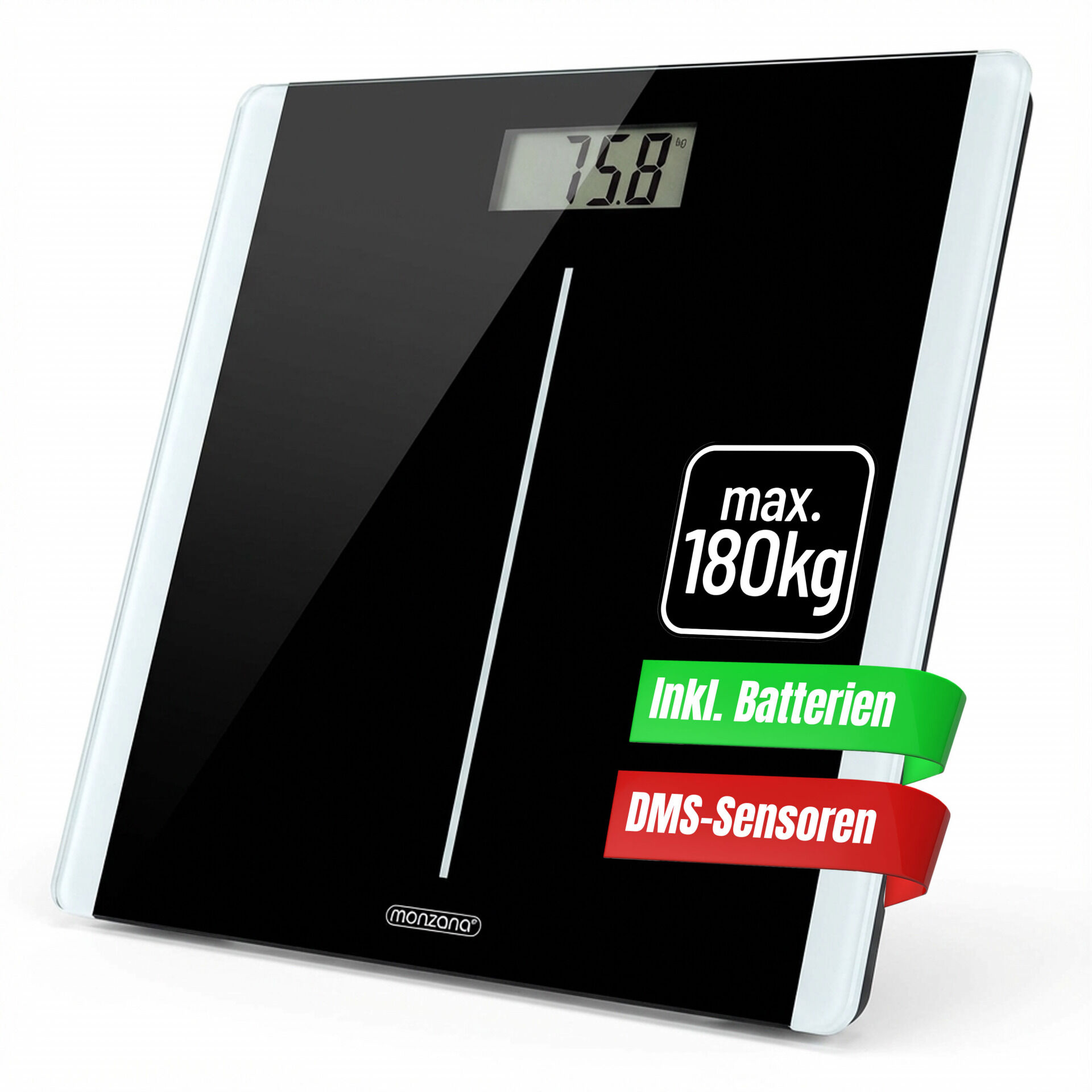 Digitale Personenwaage mit DMS-Sensorsystem - LCD Display