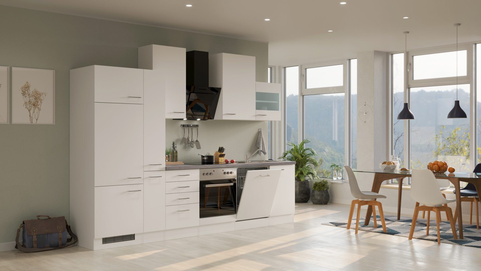 Küchenzeile VITA 310 cm mit E-Geräten