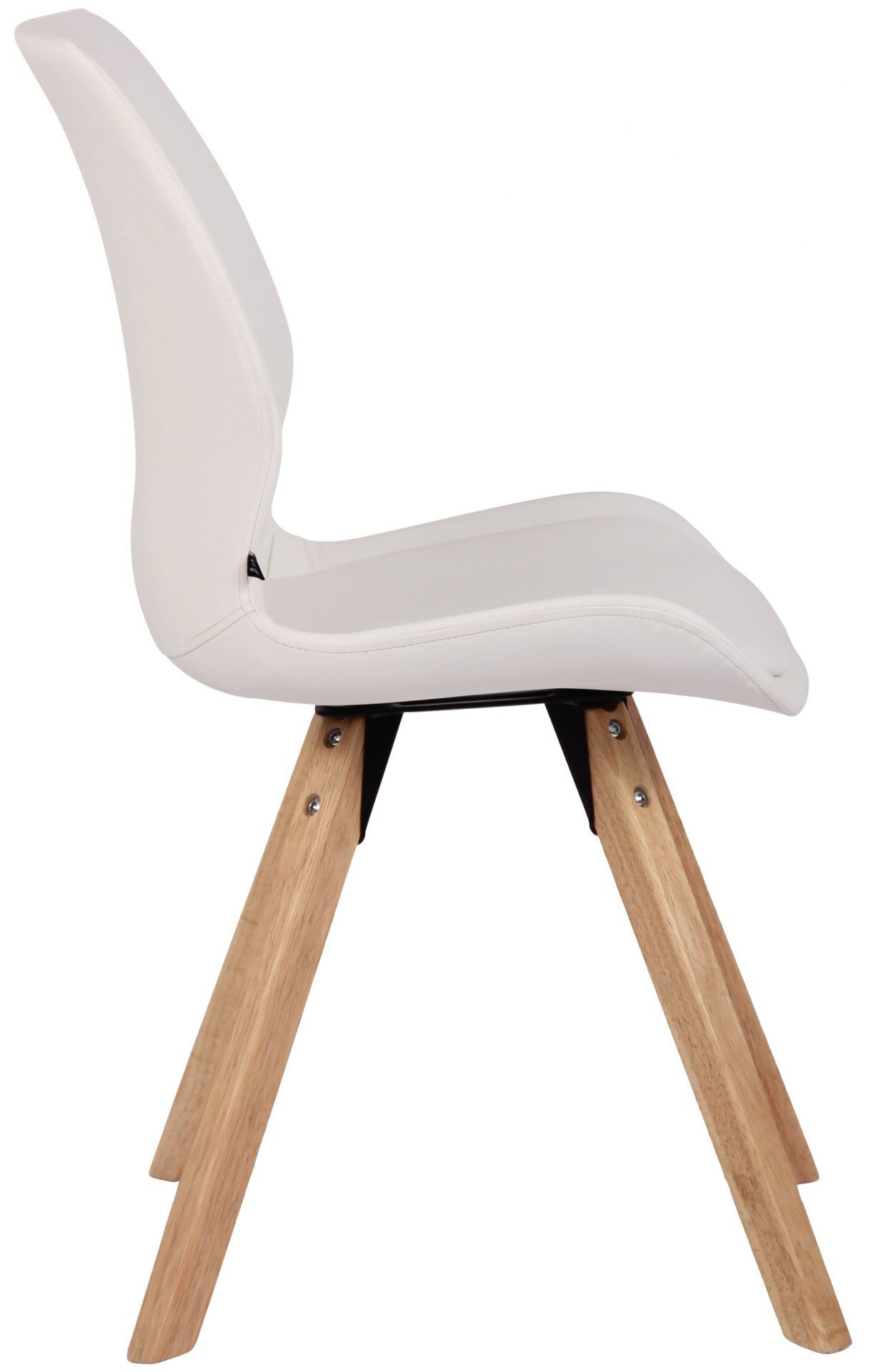 Stuhl Luna Kunstleder, weiß