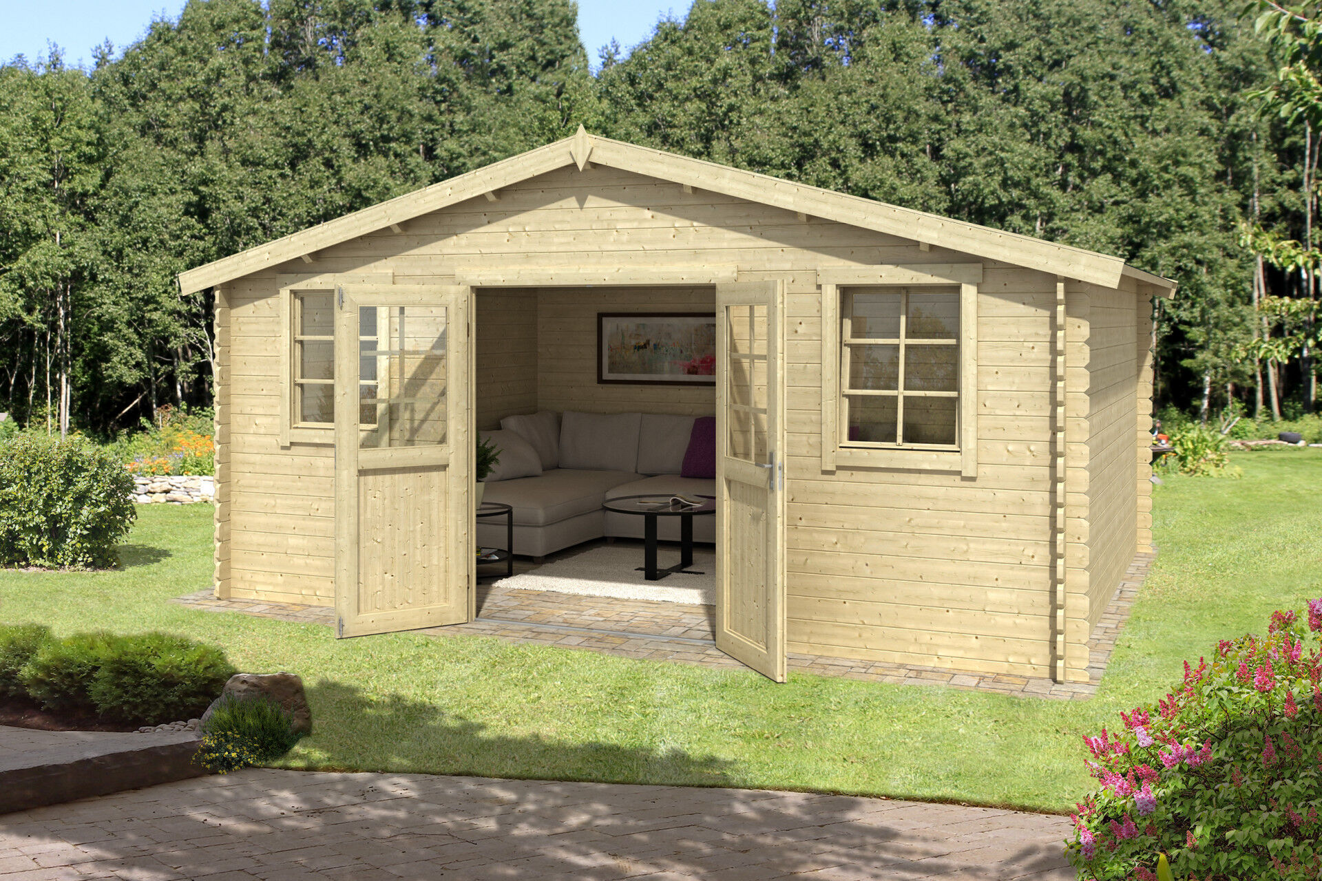 Lasita Maja Gartenhaus UDO 380