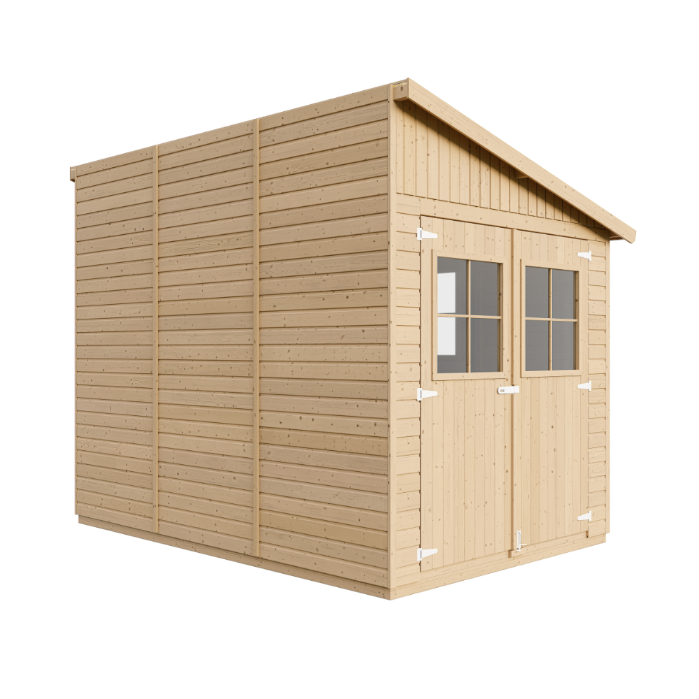 Holz Gartenhaus Ida M339A – Gerätehaus 205 x 297 cm – 6 m2
