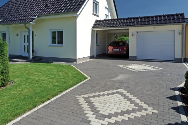 galabeton Rechteckpflaster grau 20x10x6