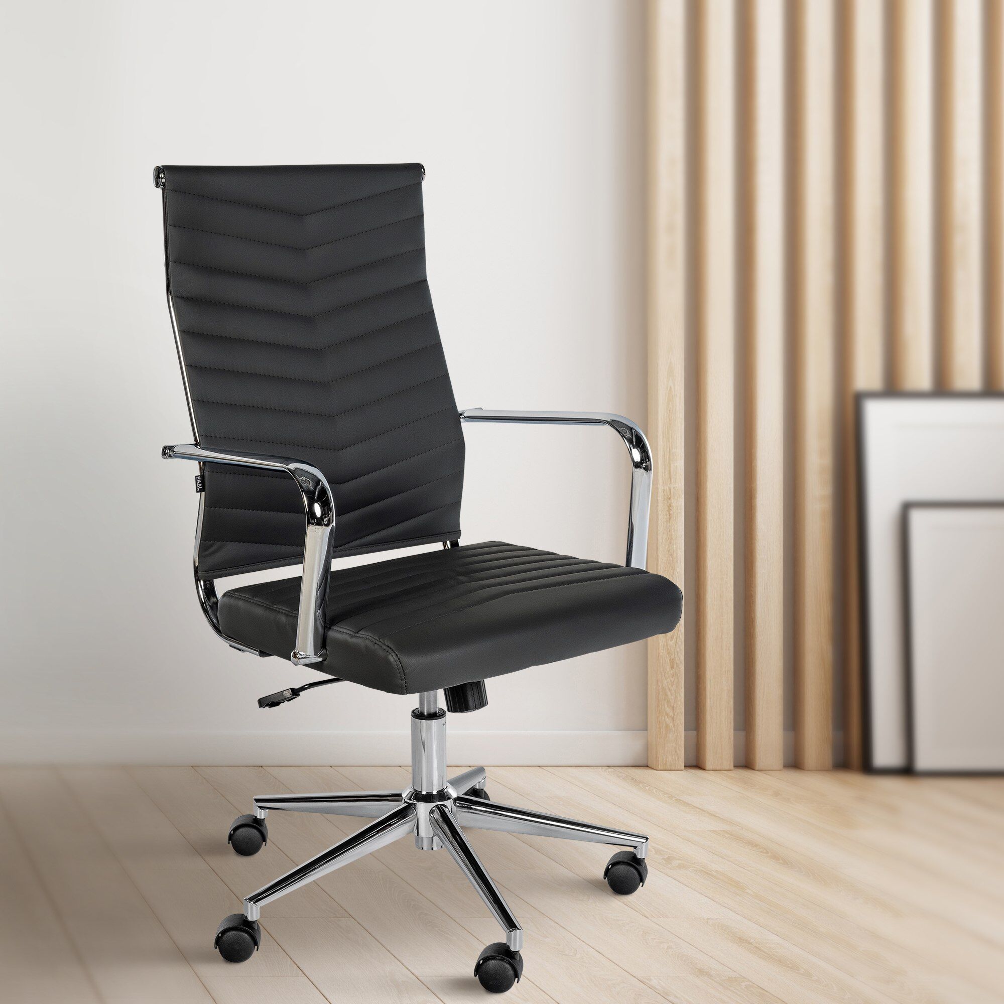 Bürostuhl Canby Kunstleder, schwarz