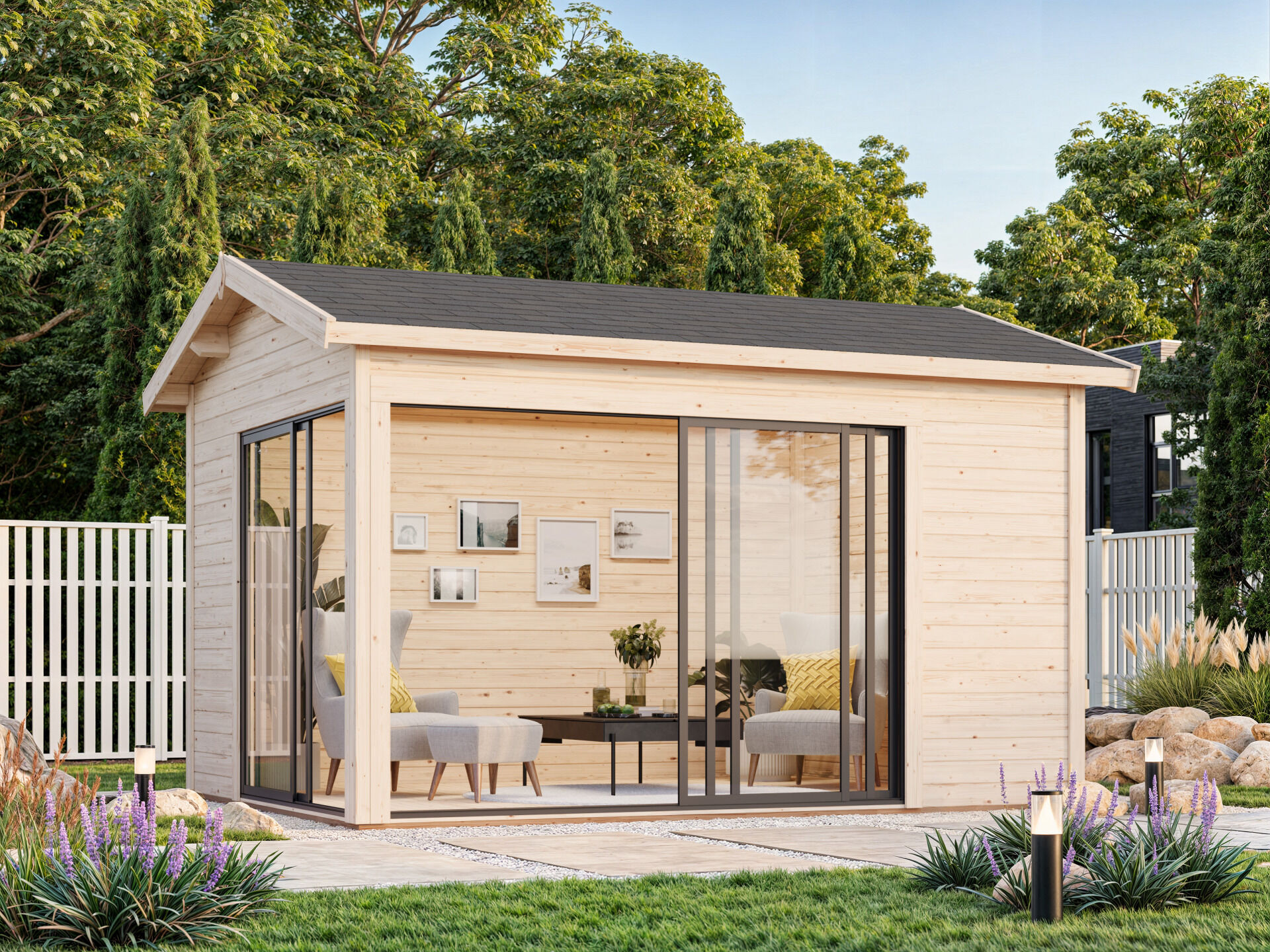 Palmako Gartenhaus Amanda 11,2 m² Slide