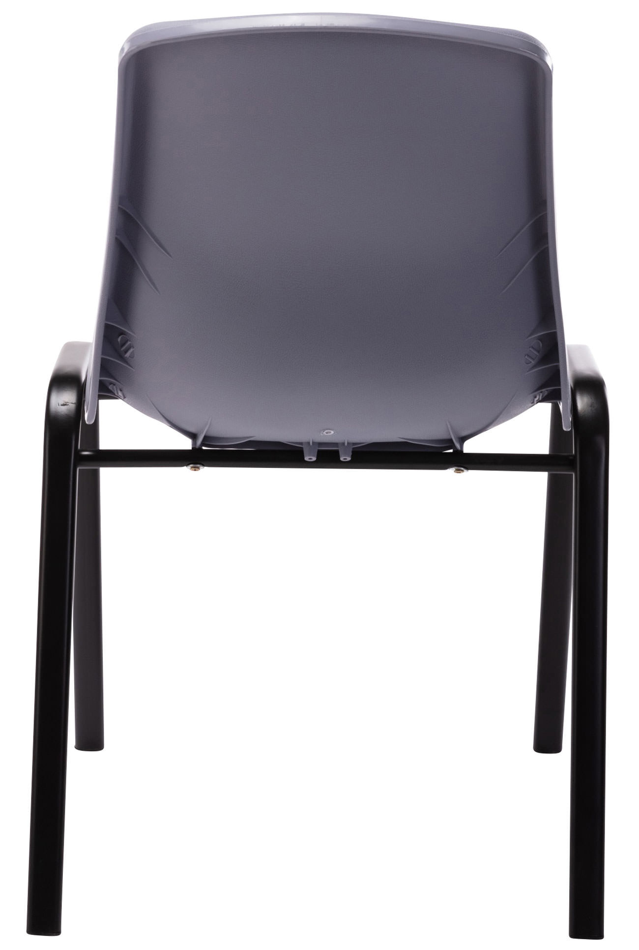 4er Set Stapelstuhl Nowra Kunststoff, grau