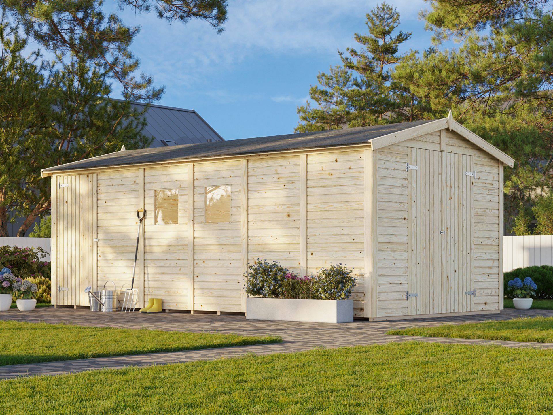 Palmako Gerätehaus Dan 14,7 m²