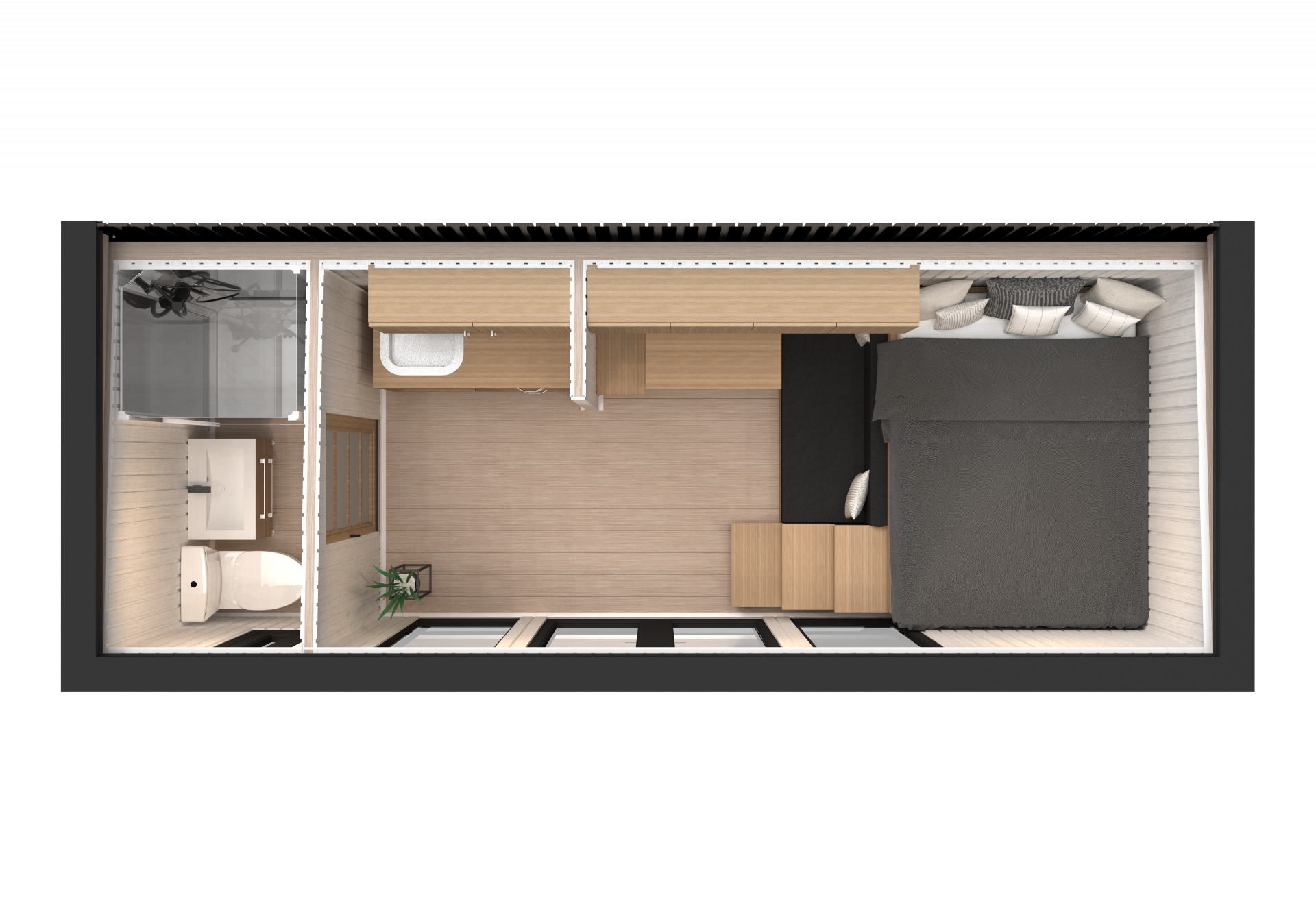 Mobilhaus Tinyhaus 2,3 x 6,0 m