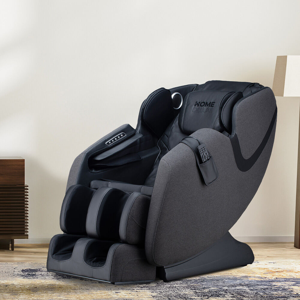 Massagesessel MARINO mit Premium Webstoffpolsterung - Anthrazit