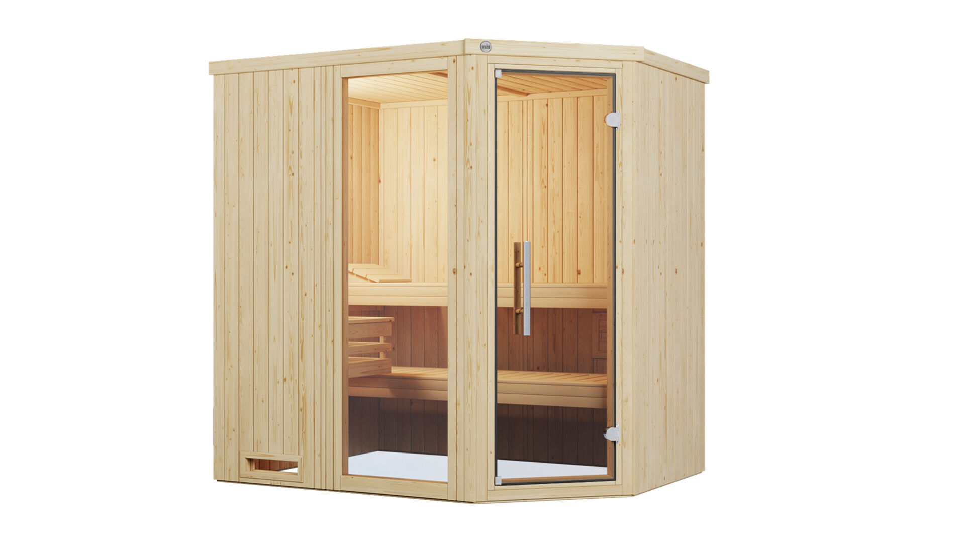 weka Elementsauna VARBERG 1F, ohne Ofen, ohne Beleuchtung