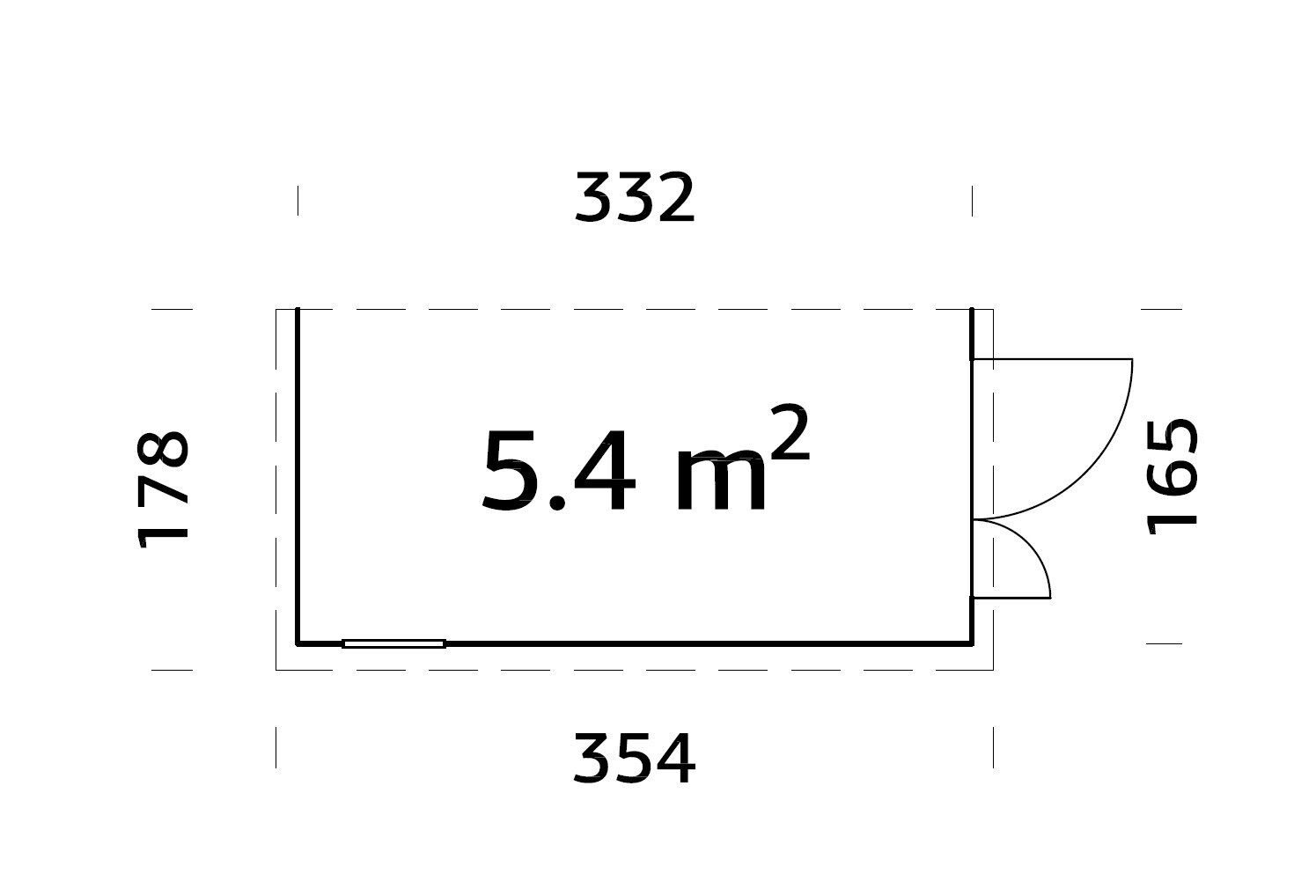 Palmako Gerätehaus Mia 5,4 m²