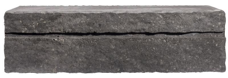 Mauerstein Cremona Landhausmauer, Mischformat, Grau-Anthrazit Melange