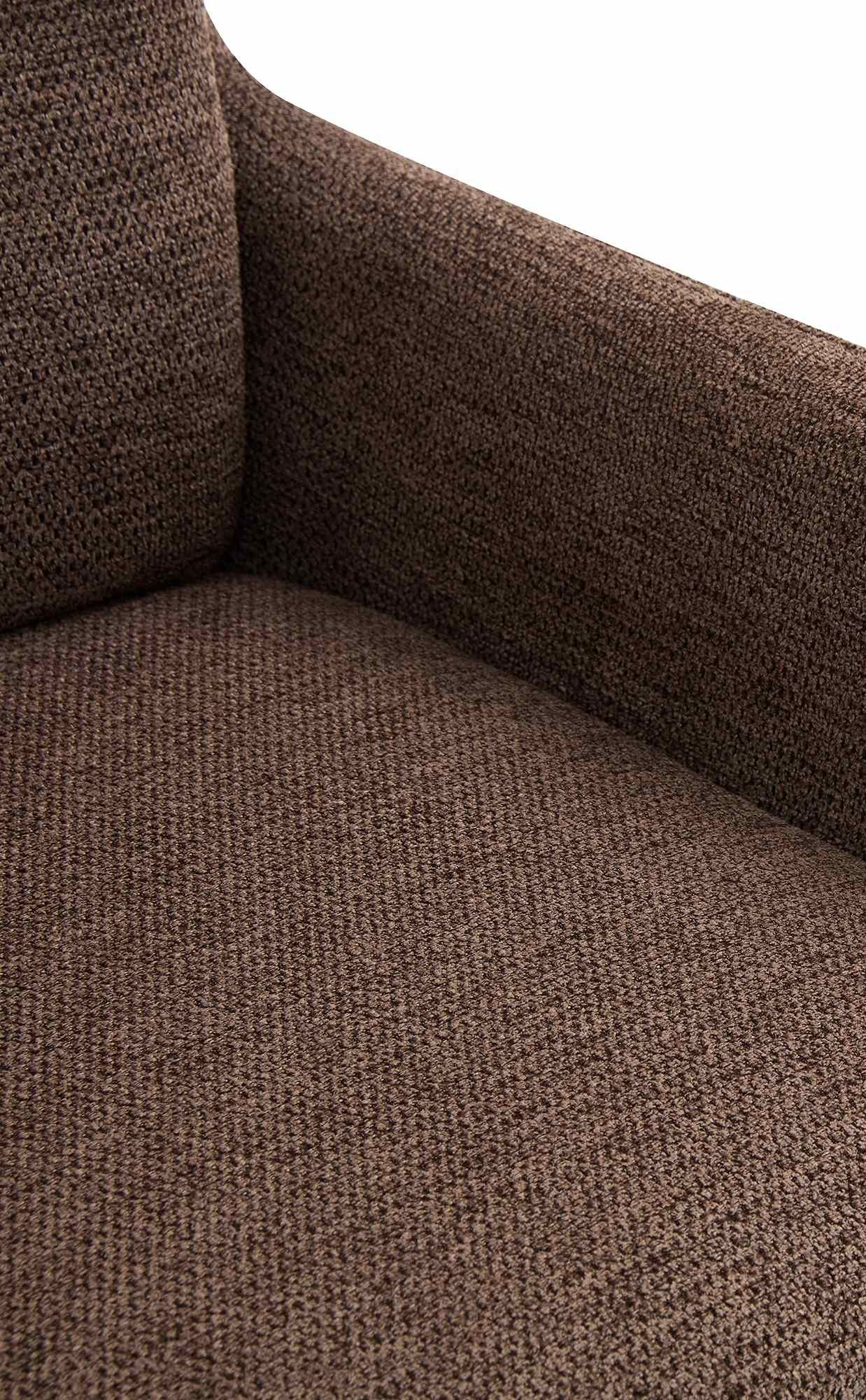 Esszimmerstuhl Pickett Stoff, braun