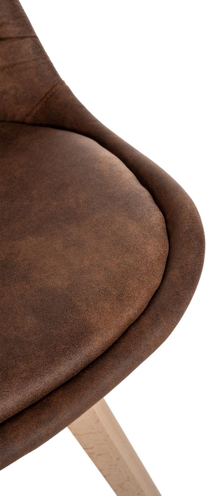 4er Set Stuhl Linares Vintage, braun