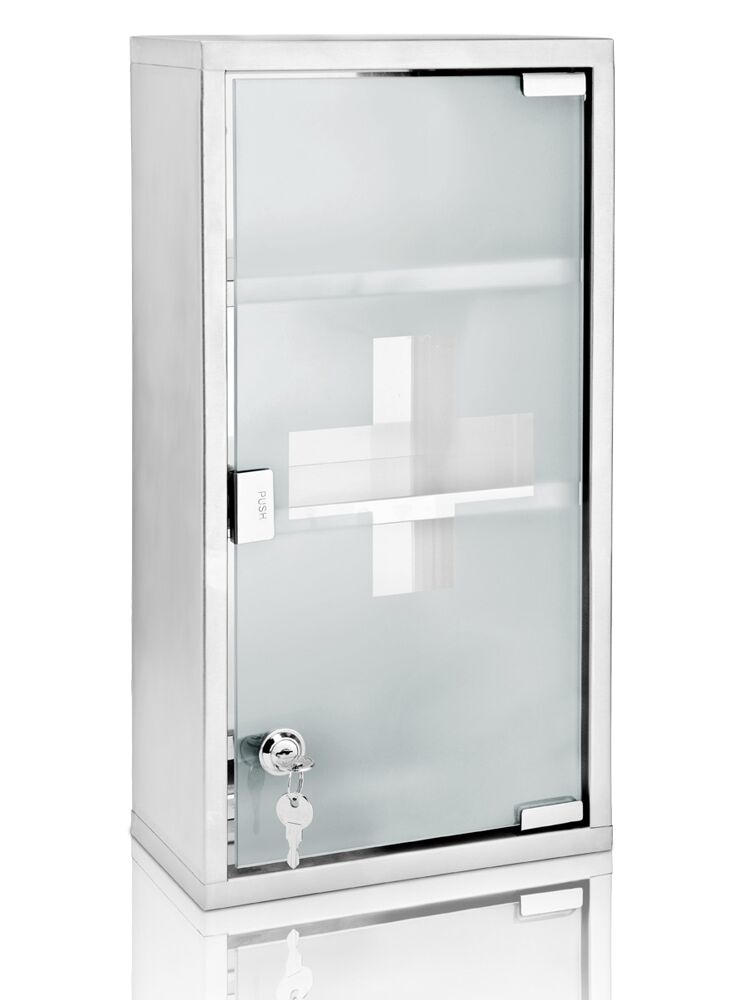 Erste Hilfe-Medizinschrank groß mit Schlüssel