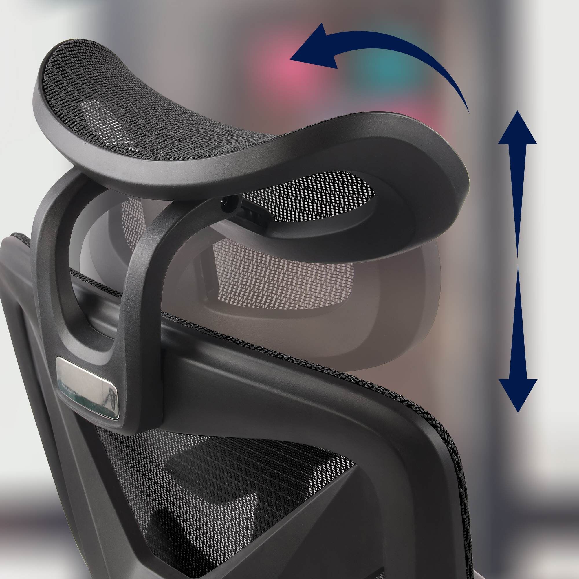 Bürostuhl Reston, schwarz/schwarz