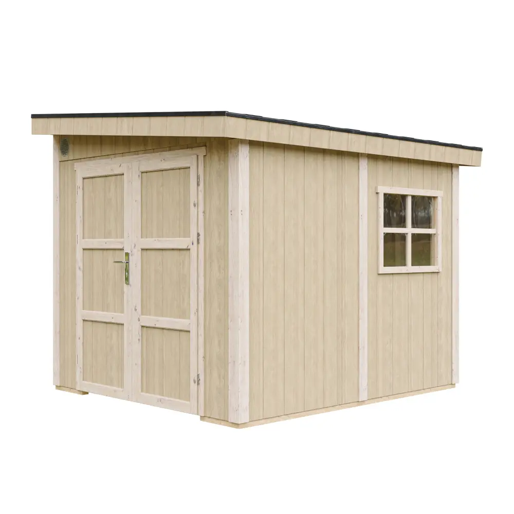 Pultdach Gartenhaus Norge 9 mit LP® SmartSide® M938B – 236 x 250 cm – 6 m2