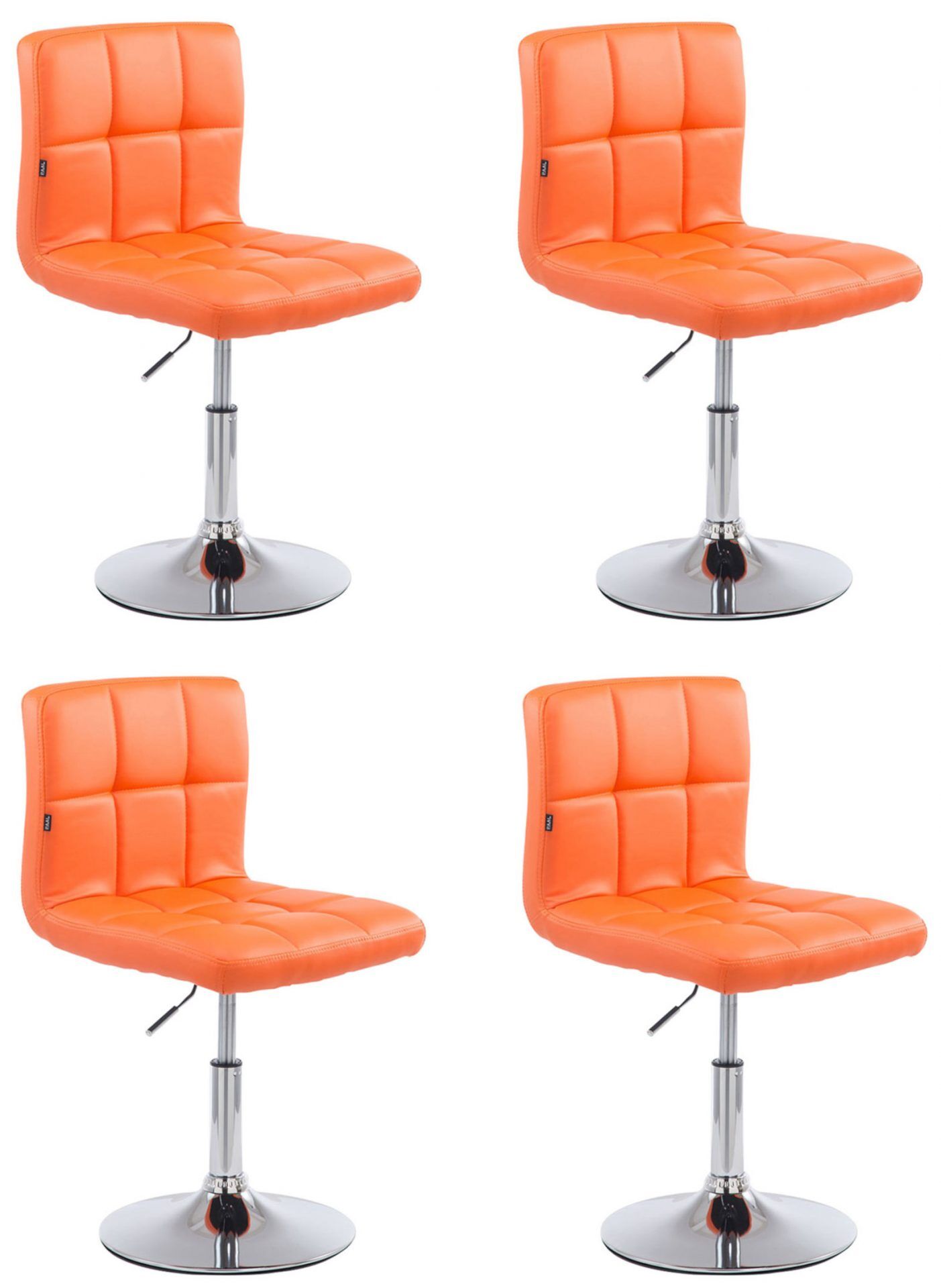 4er Set Lounger Palma V2, orange