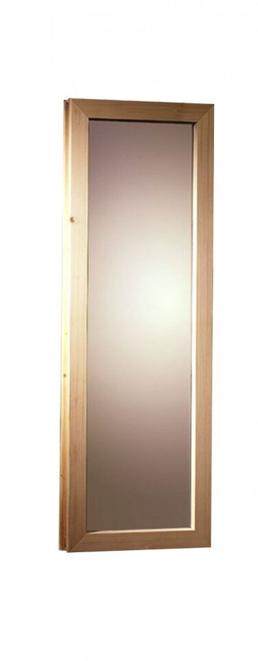 62960 Saunafenster 40 x 1220 x 420 mm bronziertes Glas naturbelassen