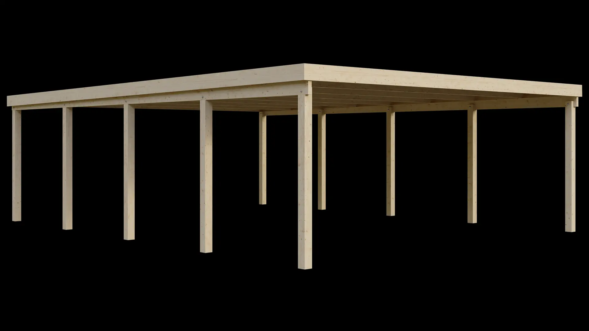 Carport VC 610x800 Fichte