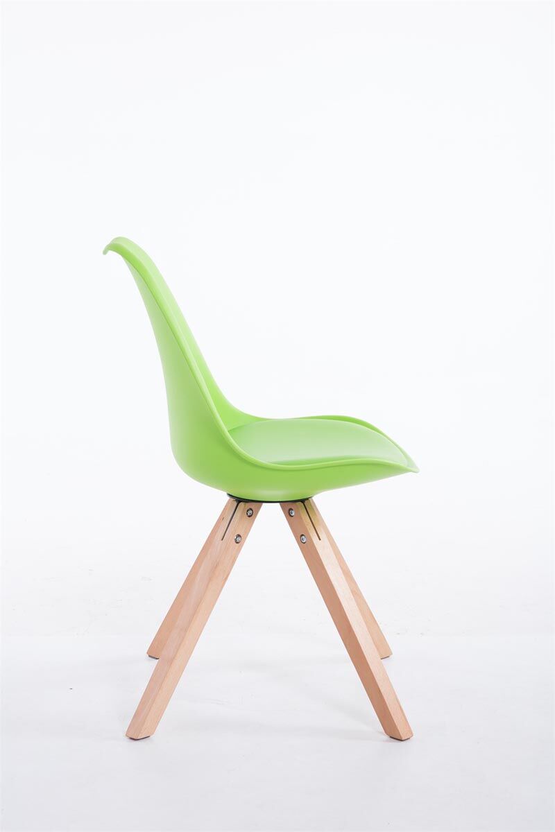 Besucherstuhl Toulouse Natura Rund, grün