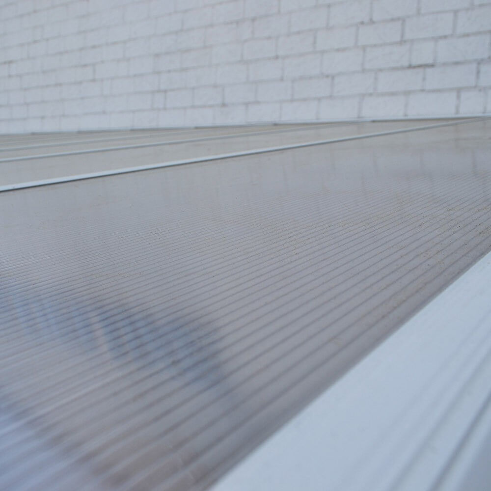 Terrassenüberdachung SOLIS - 618 / 625 x 303 / 300 x 278 / 226 cm Weiß