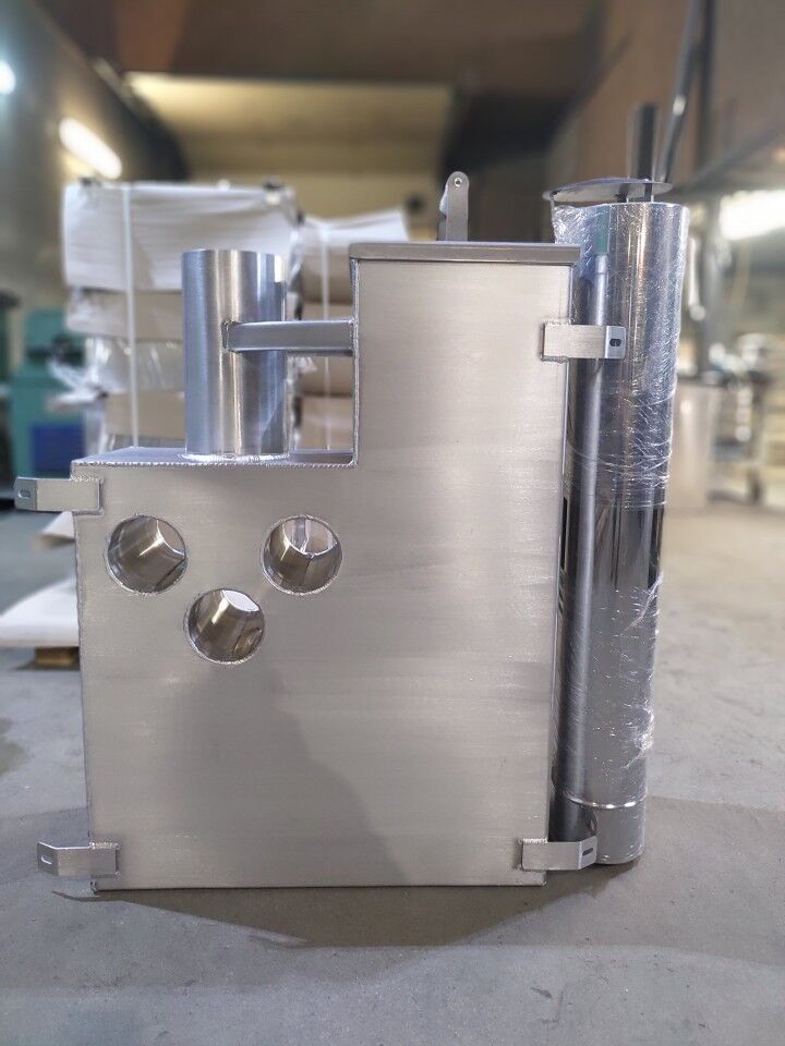 Holz Innenofen für Badefass 30 KW, Aluminium 5754