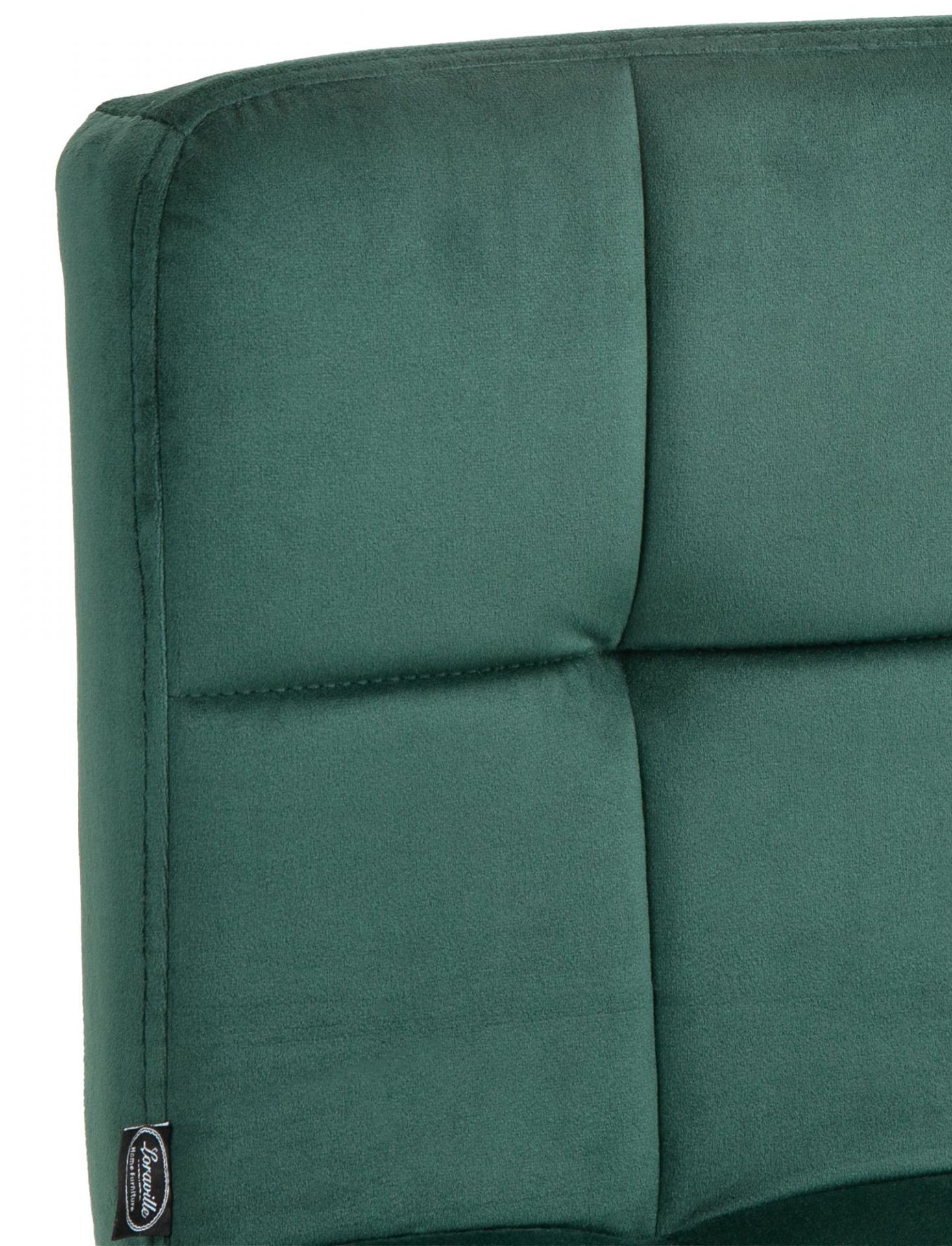 2er Set Barhocker Peru Samt weiß, grün