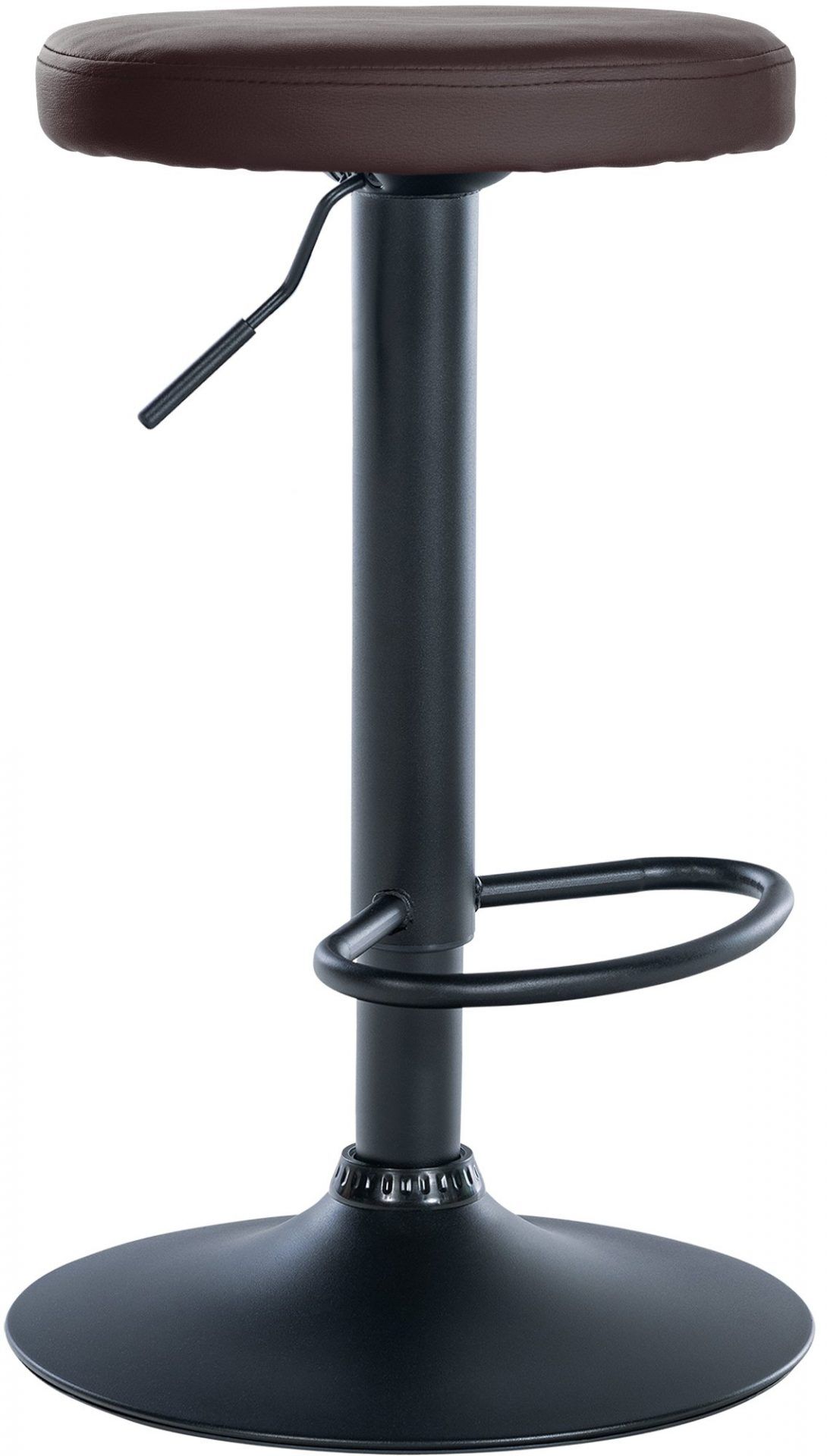 Barhocker Ponte Kunstleder schwarz, braun