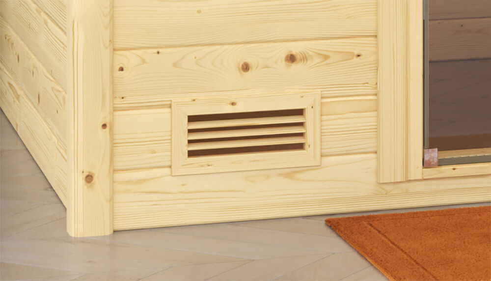 316991 weka Zuluft-Blende für Massivholzsaunen VALIDA