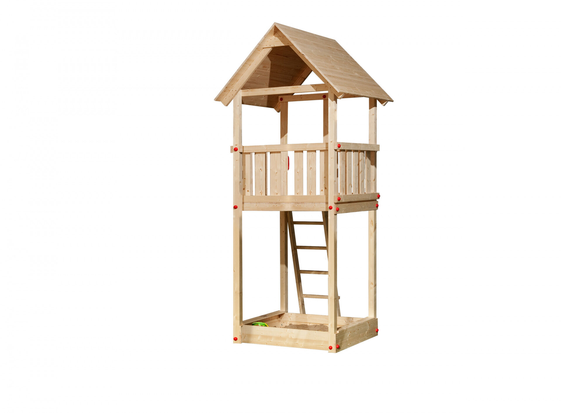 Tabaluga Drachenturm mit Satteldach, natur