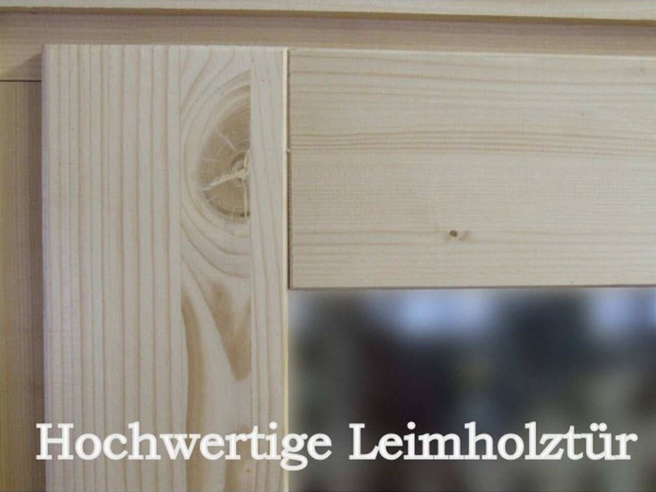 Hochwertige Leimholztür