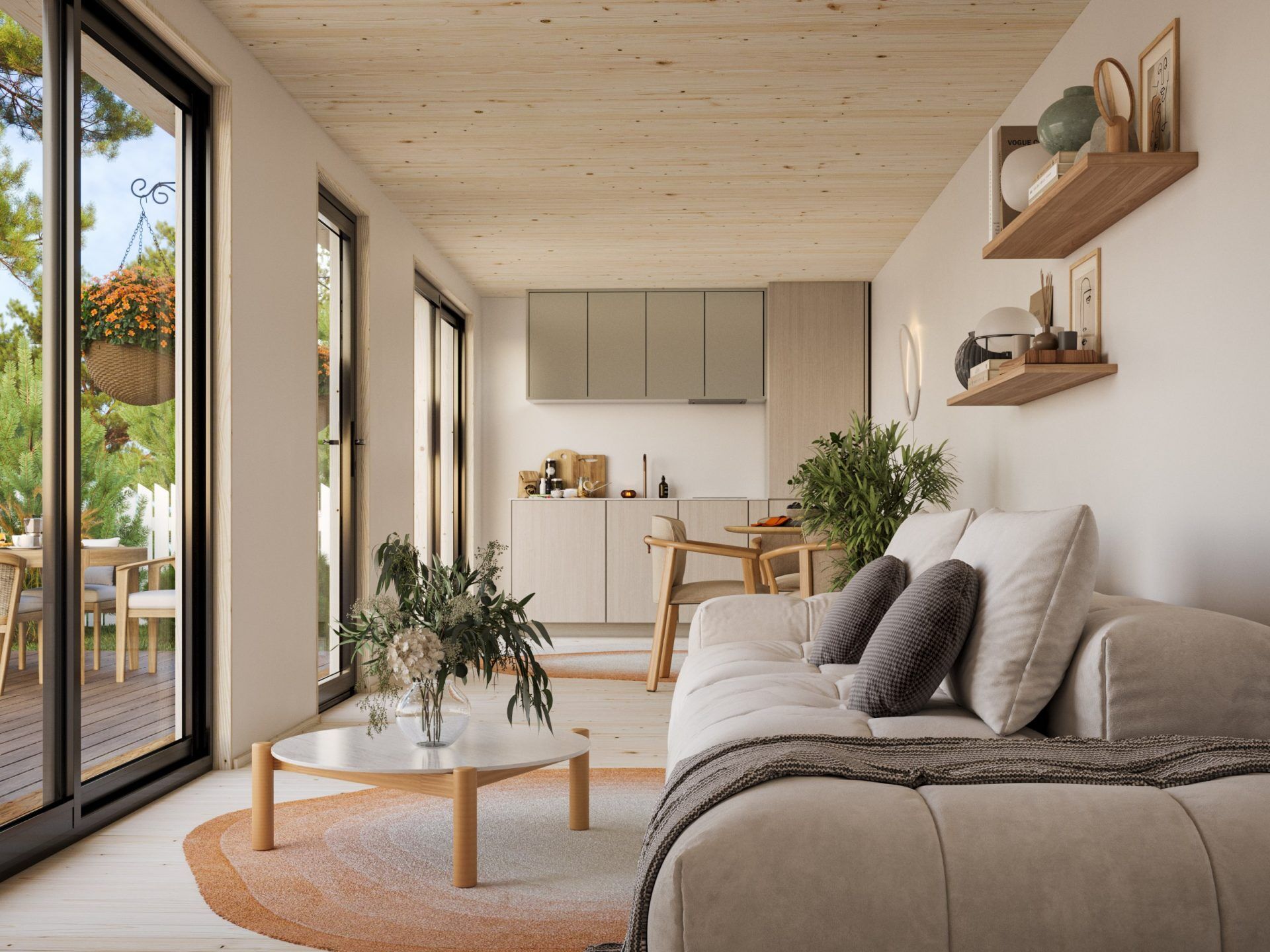 Palmako Tinyhaus Gartenhaus Rebekka 22,4 m²