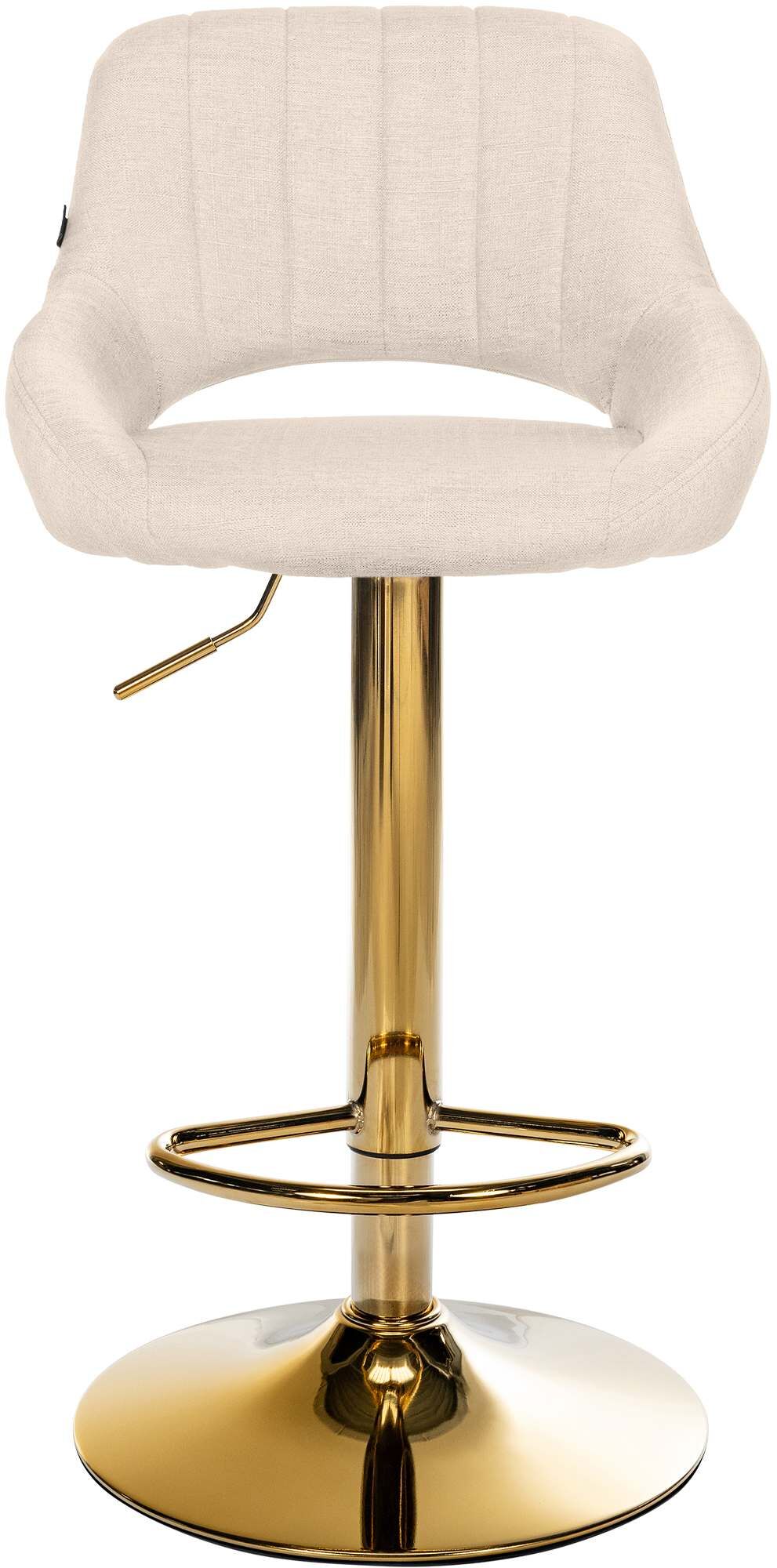 2er Set Barhocker Milet Stoff G, creme