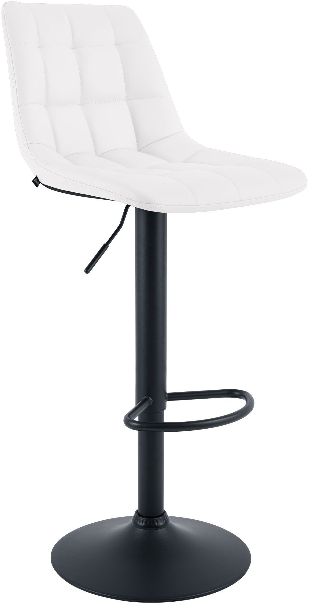 Barhocker Mapun Kunstleder, weiß