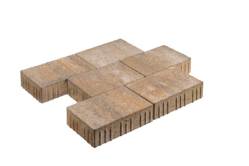 Pflasterstein Rechteckpflaster Crescendo 30x20x8 cm, Muschelkalk mit Microfase