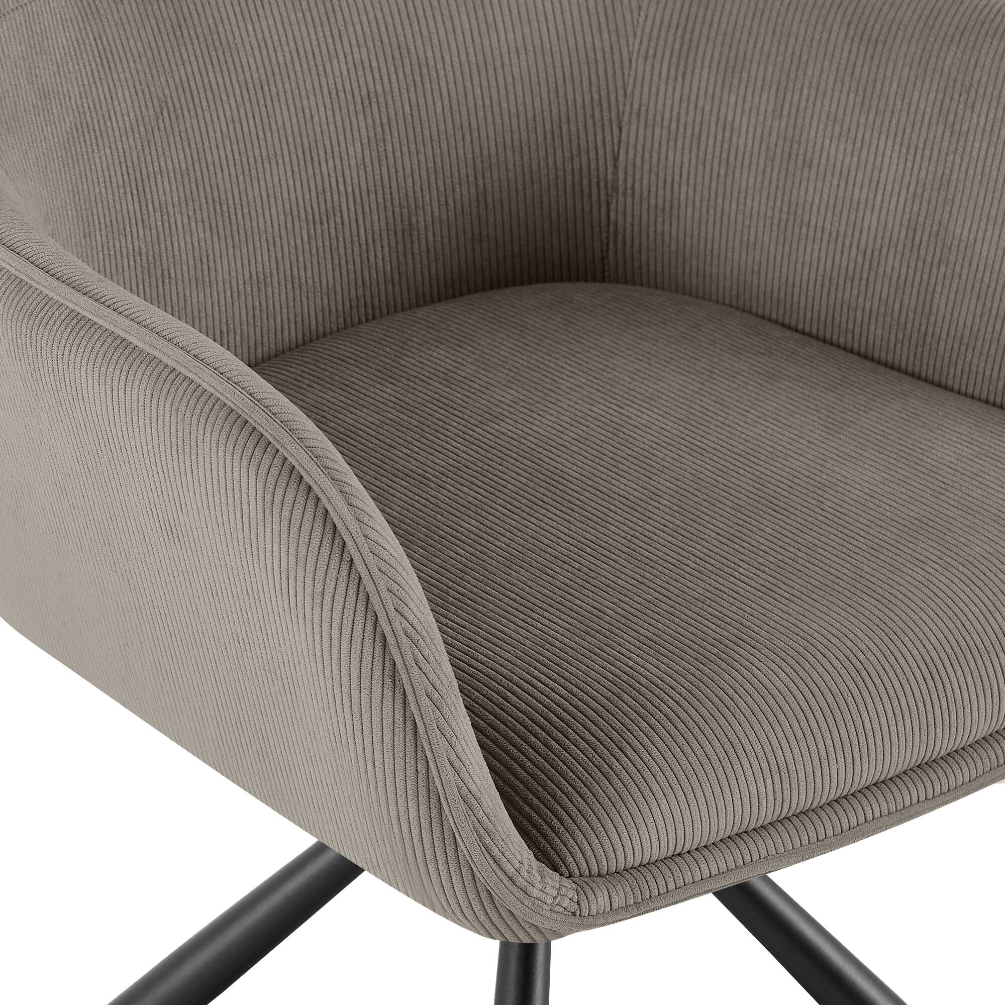 Stuhl Tipton Cord, taupe