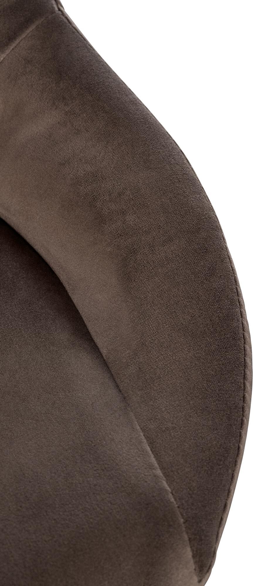 Barhocker Milet Samt gold, braun