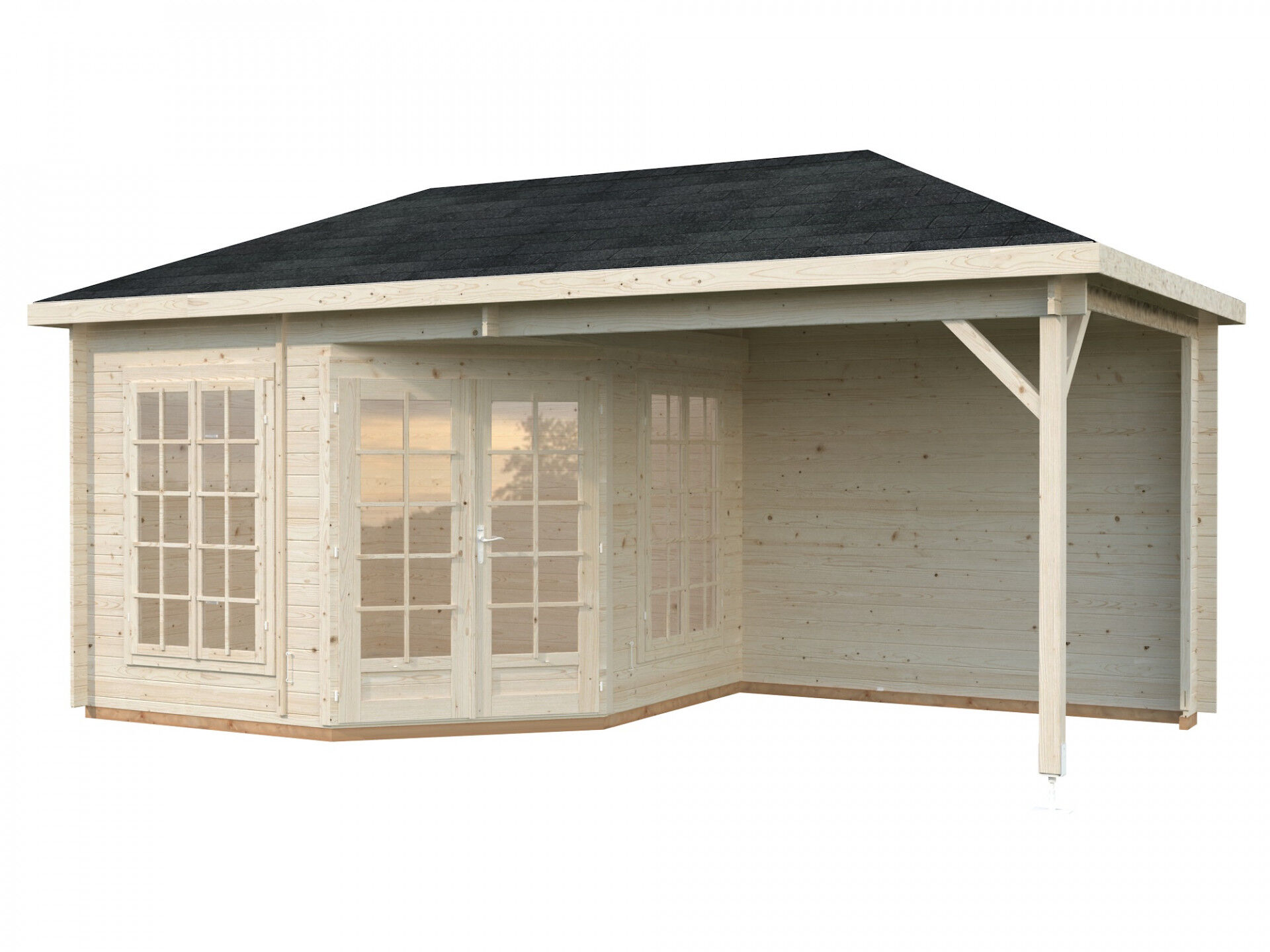 Palmako 5 Eck Gartenhaus Melanie 7,0+8,1 m²