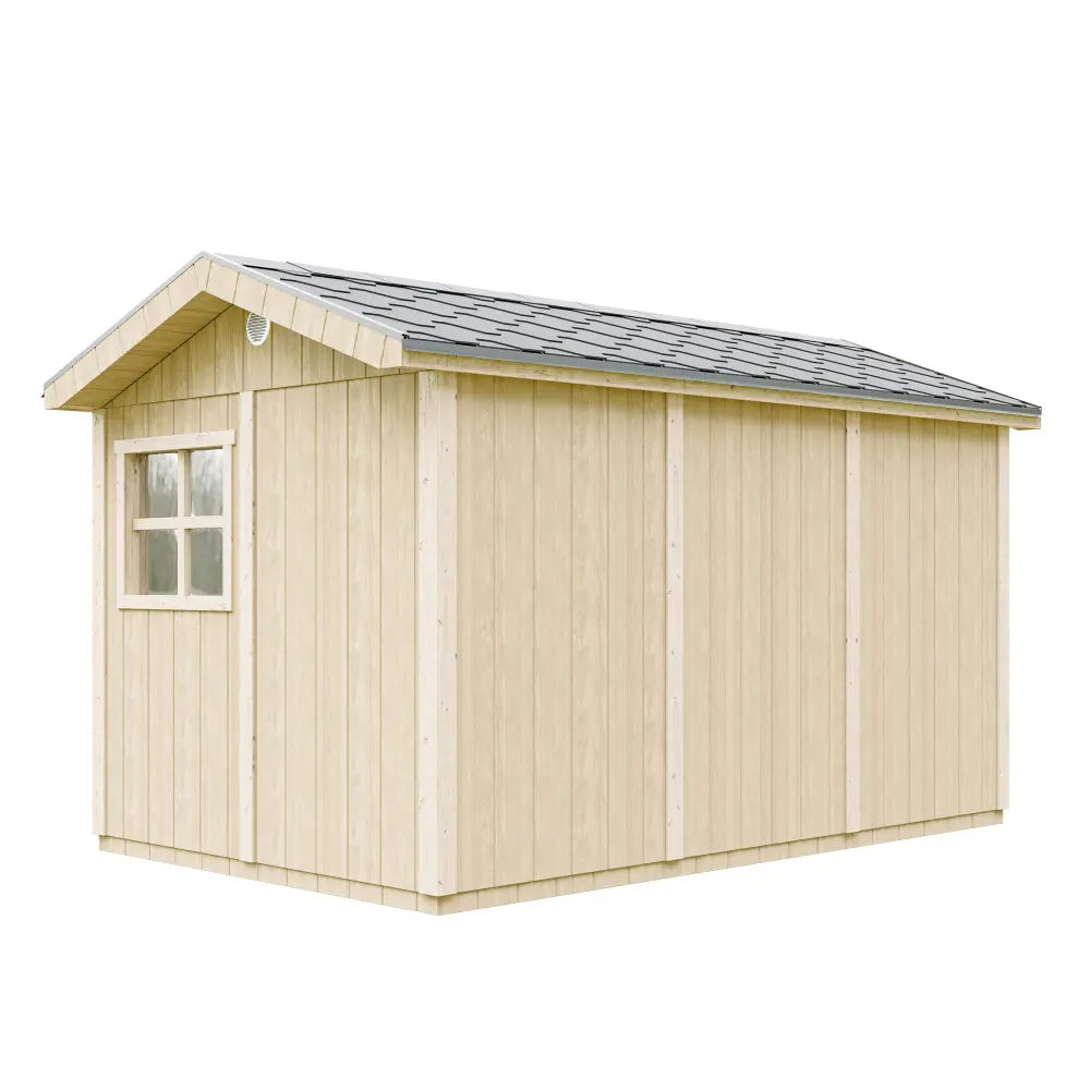 Gartenhaus Polly 1 mit LP® SmartSide® M914A – 236 x 368 cm – 9 m2