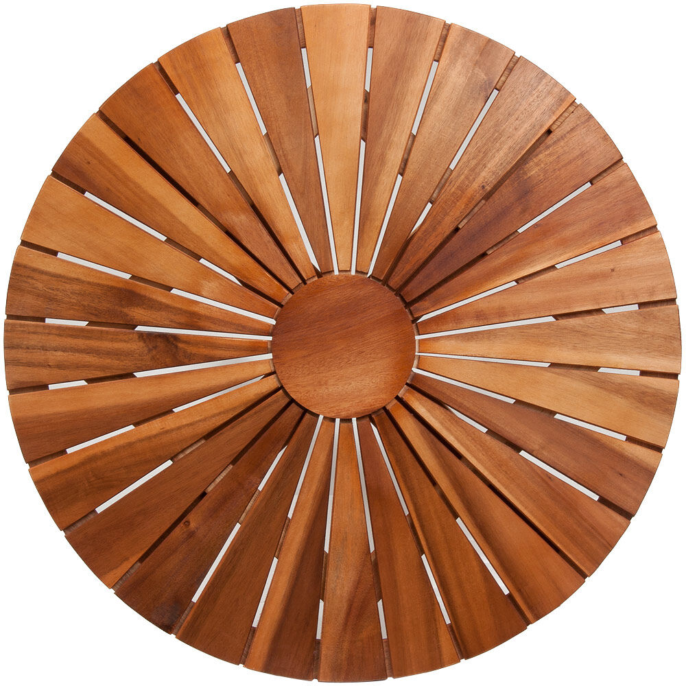 Gartentisch Sunrise Braun Akazienholz Ø70cm