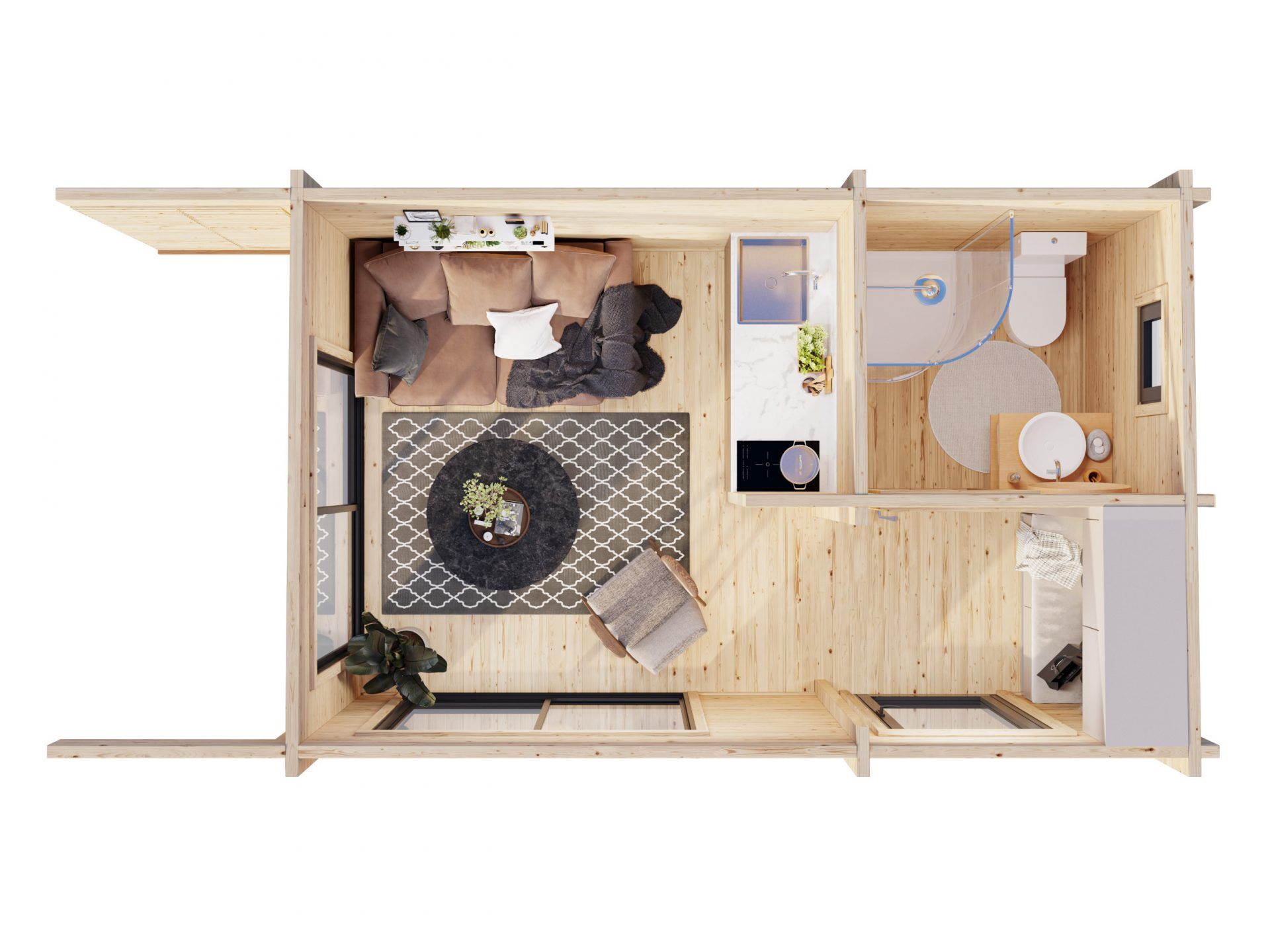 Palmako Ferienhaus Cecilia 14,2 m2