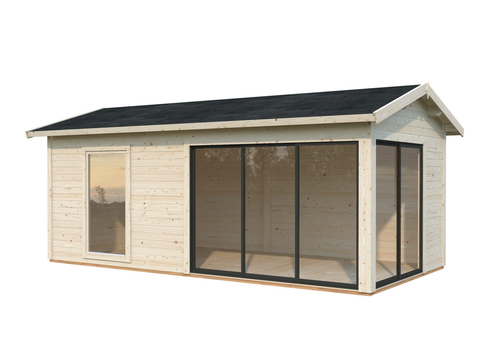 Palmako Gartenhaus Amanda 17,1 m² Slide Plus