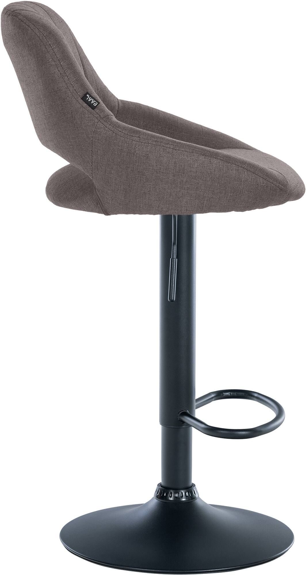 2er Set Barhocker Milet Stoff B, dunkelgrau