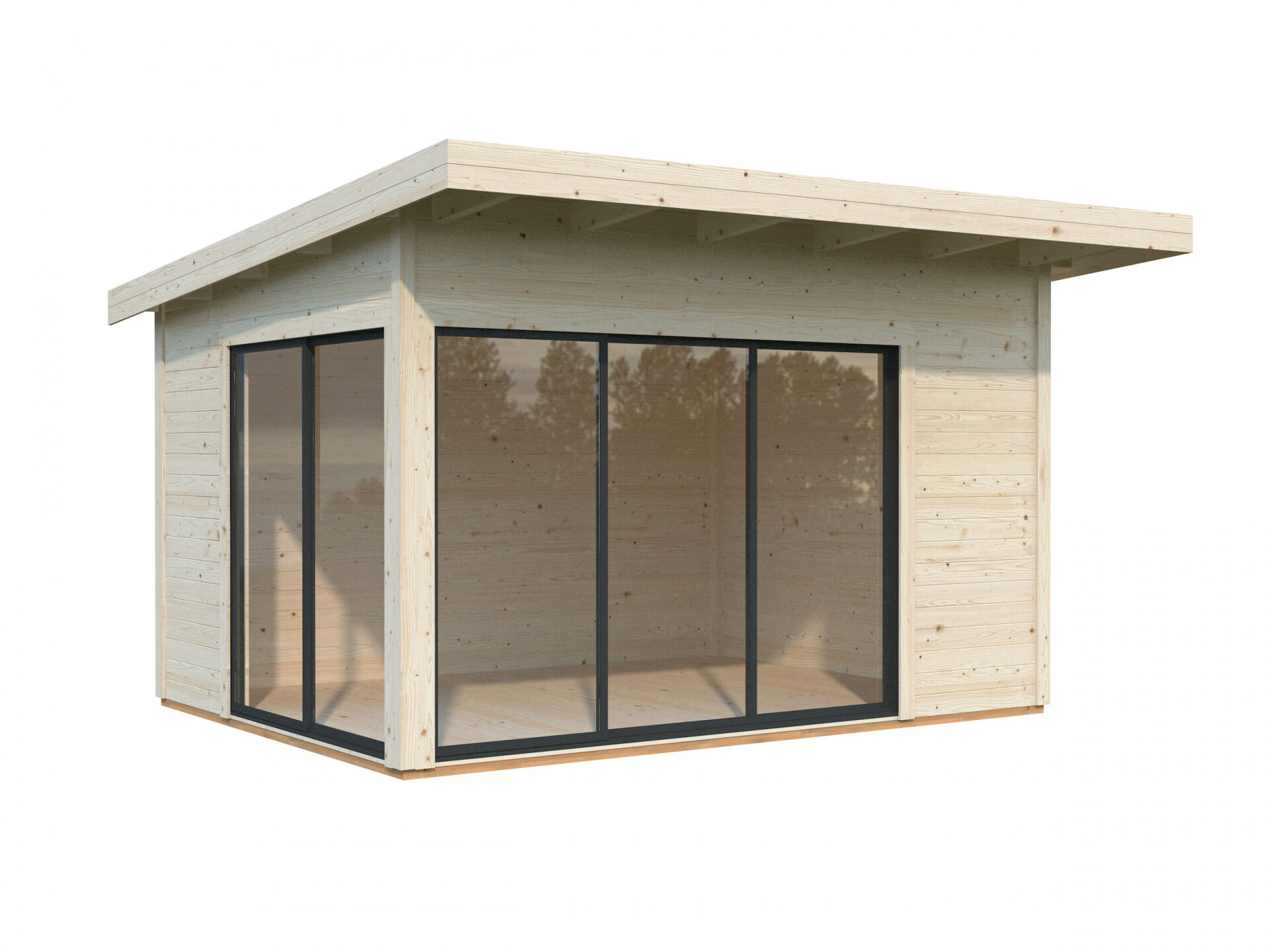 Palmako Pultdach Gartenhaus Andrea 11,2 m² Slide
