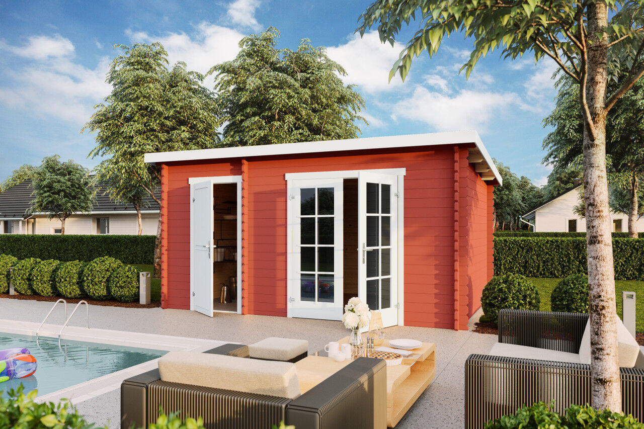 Pultdach Gartenhaus Lasita Maja Belmont 2