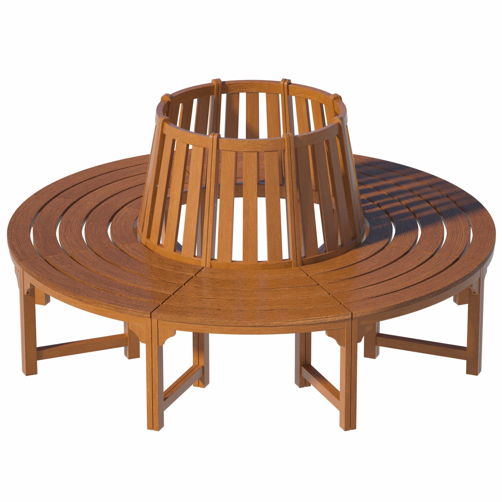 Baumbank Ø160cm Eukalyptusholz FSC® zertifiziert